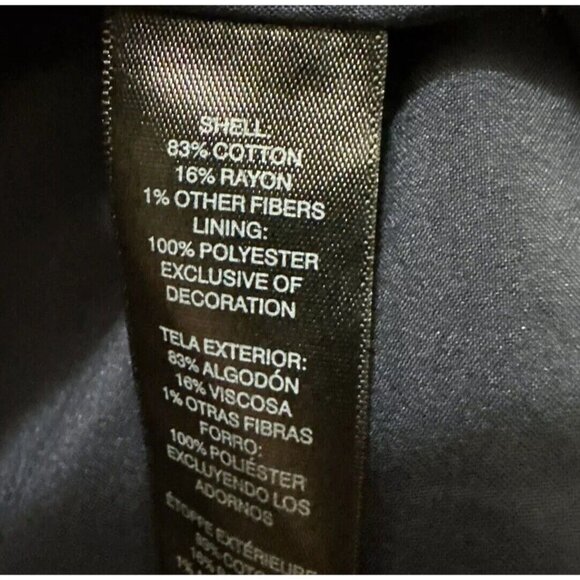 White House Black Market Tweed Boucle Blazer Womens M L Fringe Business Classy - Picture 10 of 15